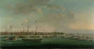 Erie Canal Celebration, New York, 1825 by Anthony Imbert